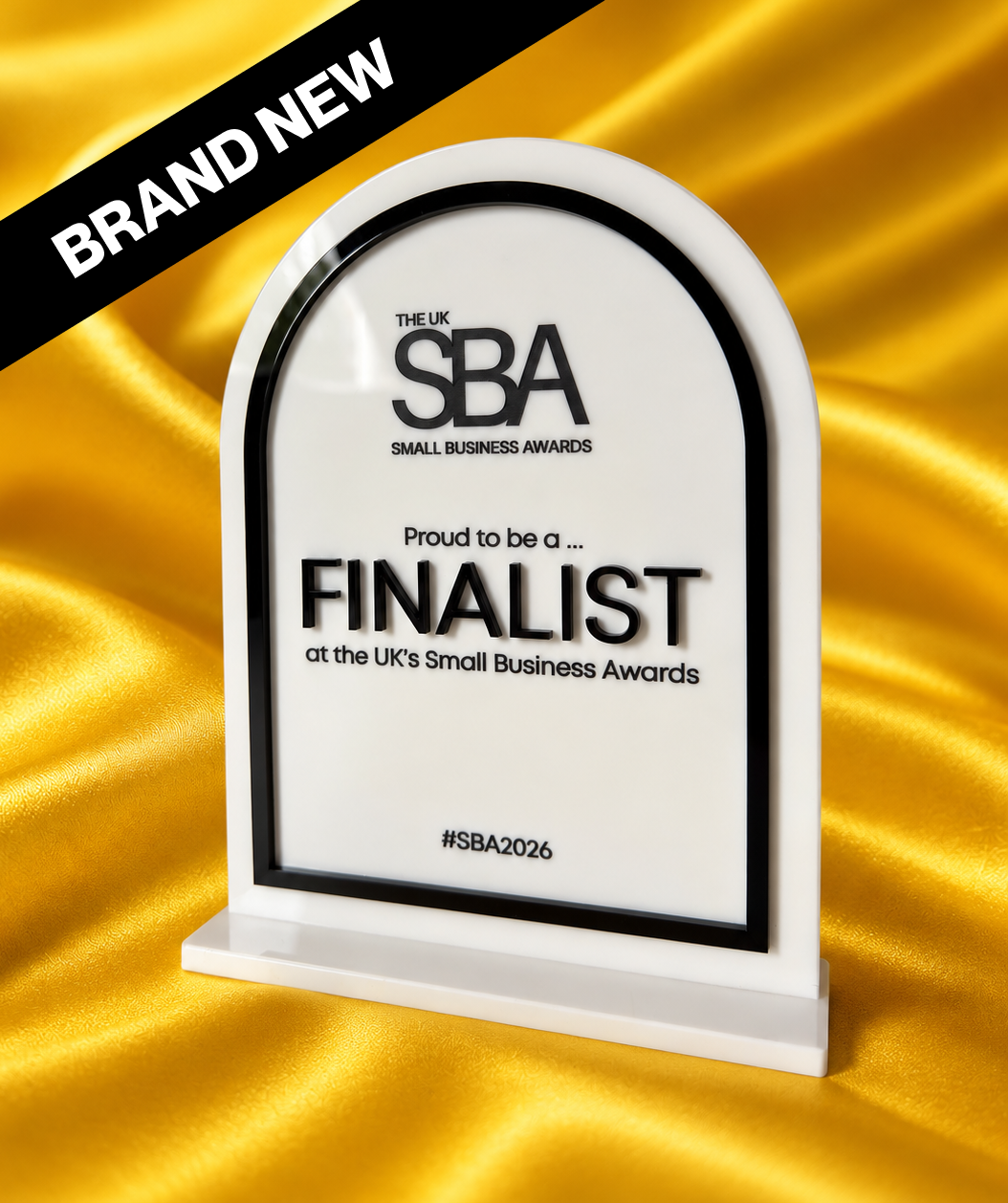 SBA 2026 White Finalist Plaque